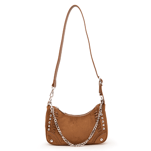 BANDOLERA (MU) SUEDE PEQUEÑA GACEL CAR3477 CAMEL S/T