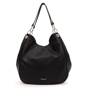 CARTERA (MU) DOS ASAS GRANEADO GRANDE GACEL CAR3466 NEGRO S/T