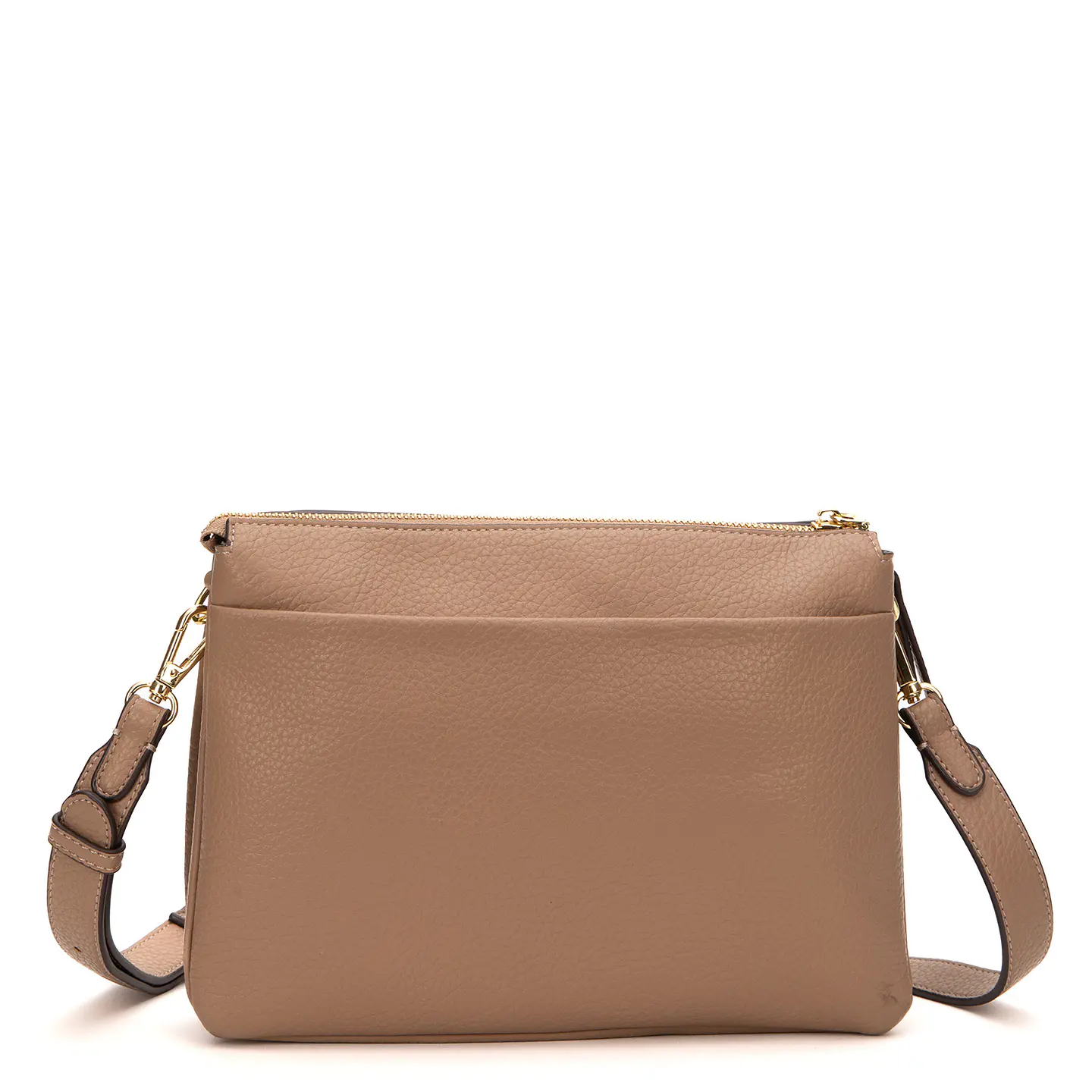 Bandolera (Mu) Graneado Grande Gacel Car3452 Taupe S/T 3