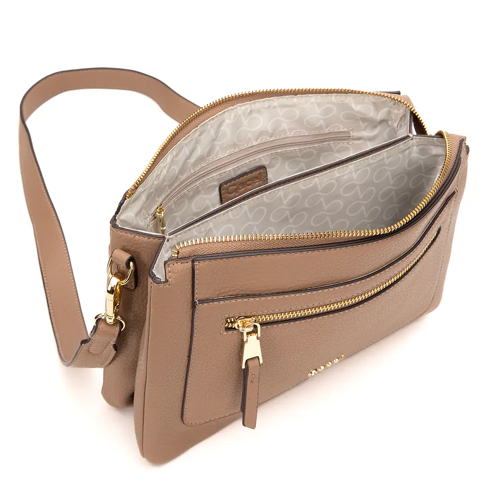 Bandolera (Mu) Graneado Grande Gacel Car3452 Taupe S/T 5