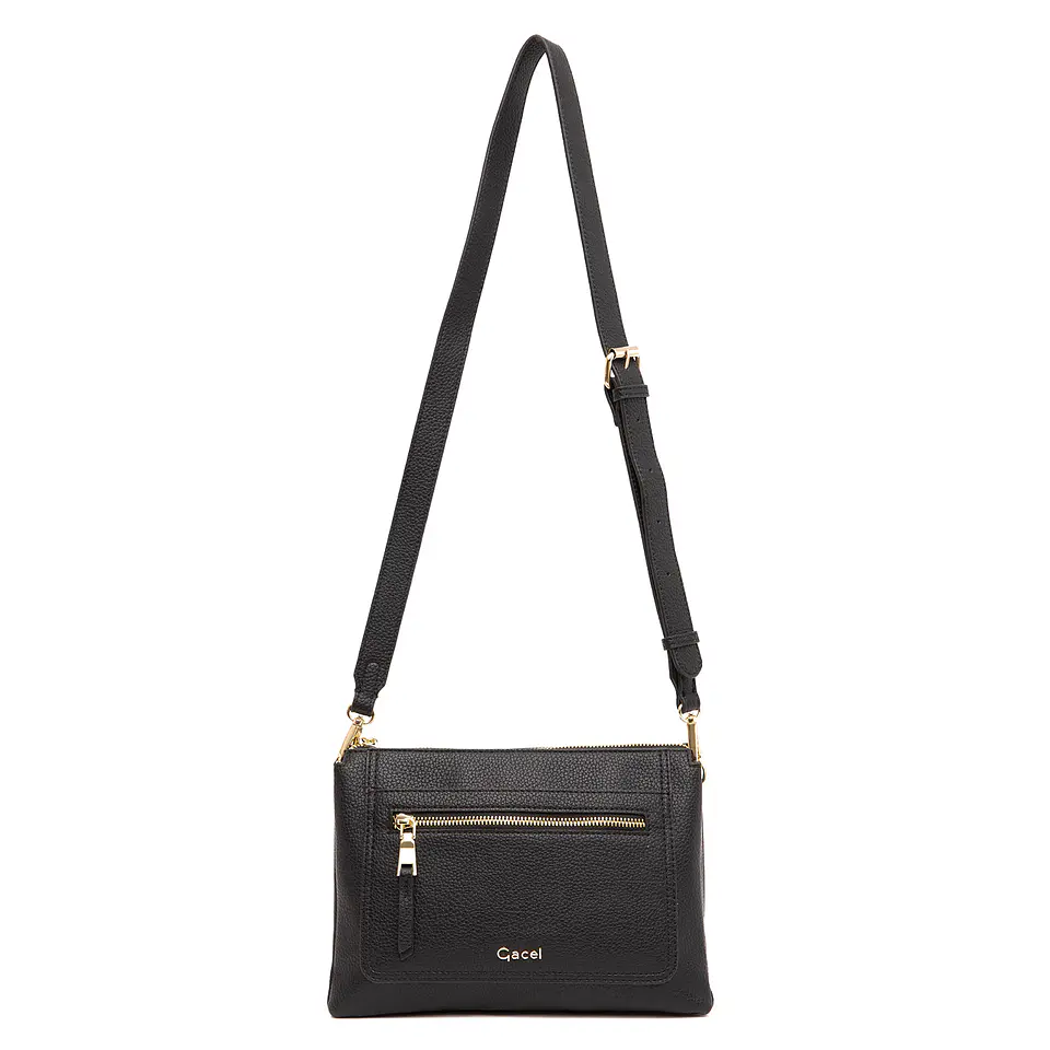 Bandolera (Mu) Graneado Grande Gacel Car3451 Negro S/T 2