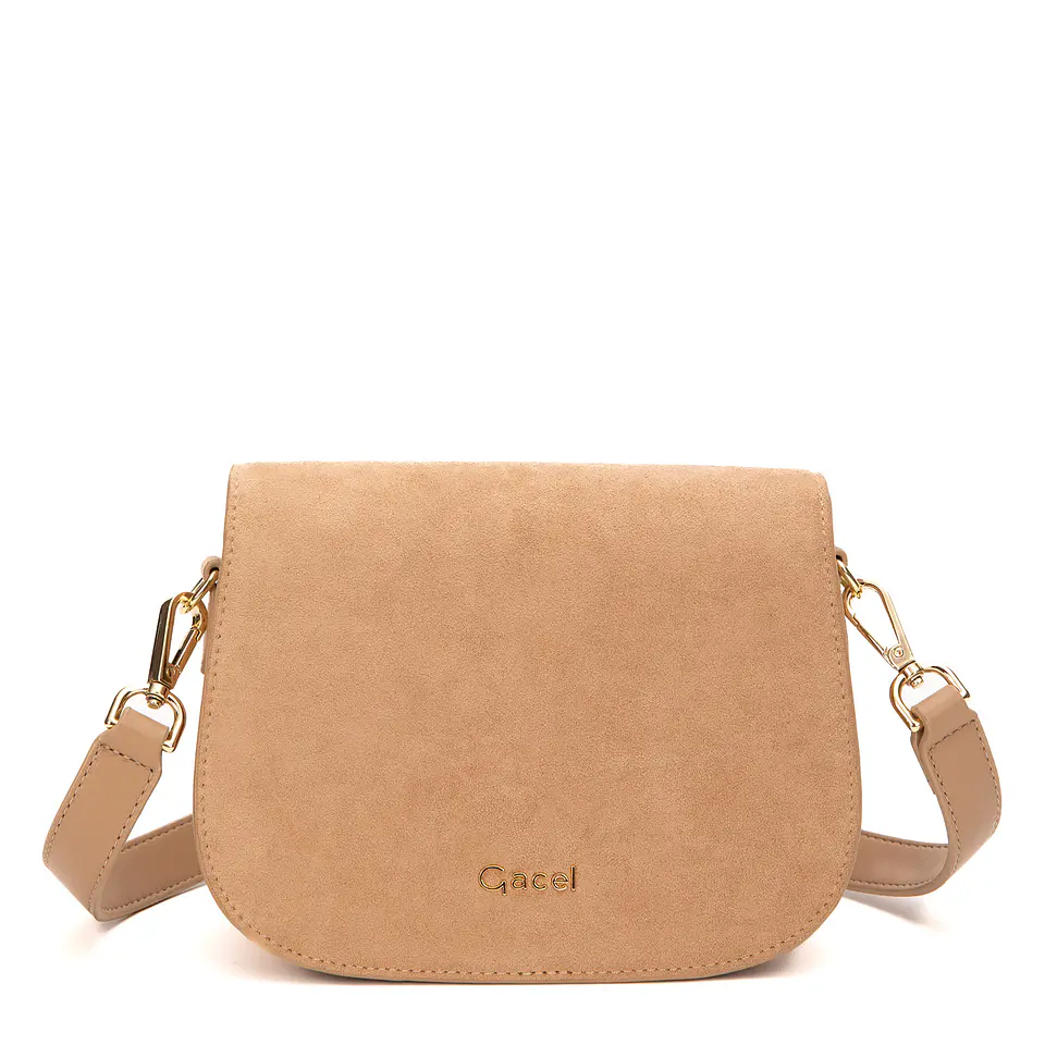 Cartera (Mu) C/Tapa Retro Suede Gacel Car3447 Arena S/T 6