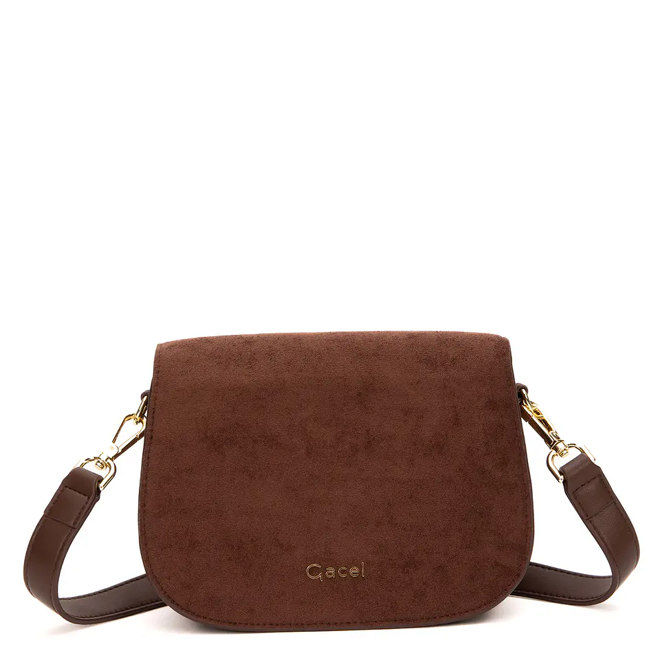 Cartera (Mu) C/Tapa Retro Suede Gacel Car3446 Chocolate S/T 7