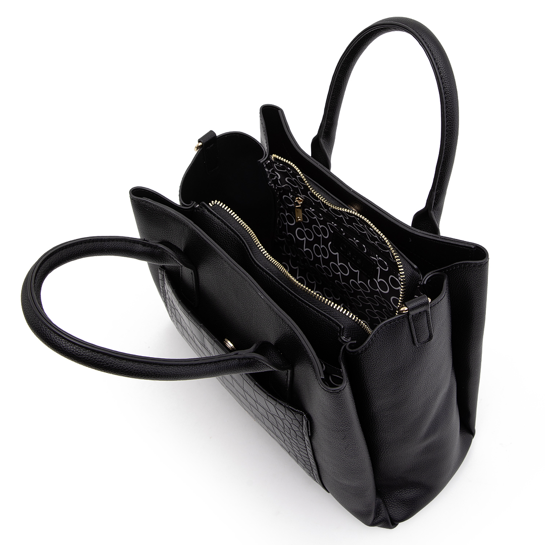 CARTERA (MU) DOS ASAS ALIGATOR MEDIANA GACEL CAR3441 NEGRO S/T 5