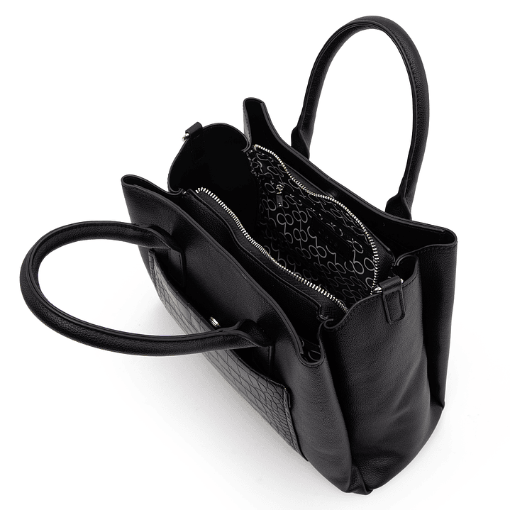 CARTERA (MU) DOS ASAS ALIGATOR MEDIANA GACEL CAR3441 NEGRO S/T 5