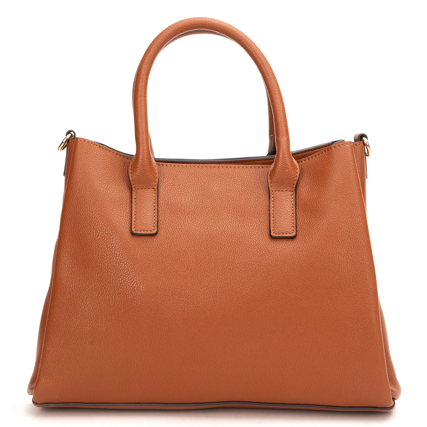 Cartera (Mu) Dos Asas Aligator Mediana Gacel Car3440 Tostado S/T 5