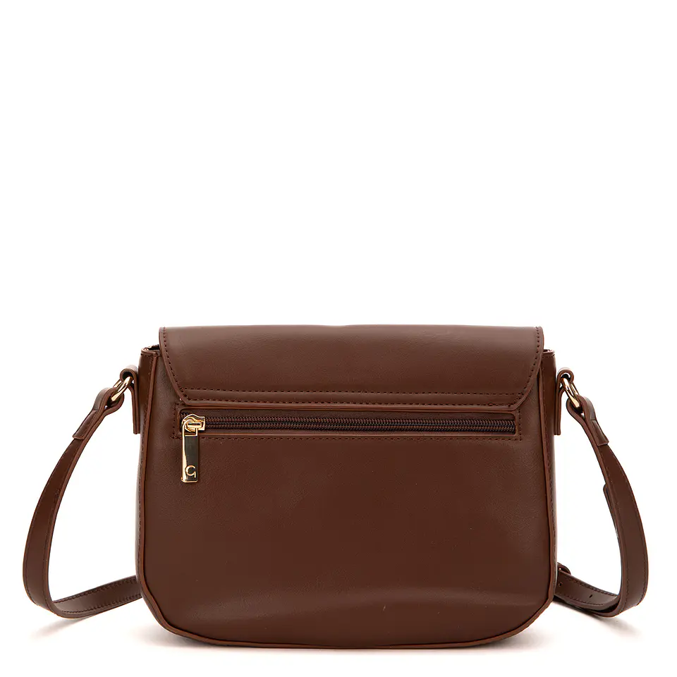 Bandolera (Mu) Suede Grande Gacel Car3436 Chocolate S/T 6