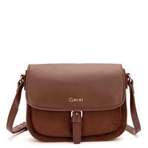 BANDOLERA (MU) SUEDE GRANDE GACEL CAR3436 CHOCOLATE S/T
