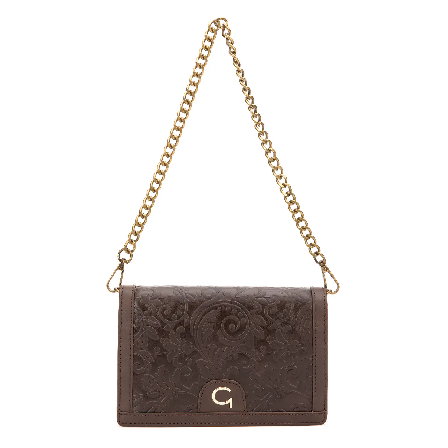 Cartera (Mu) C/Tapa Retro Est. Gacel Car3428 Chocolate S/T 2