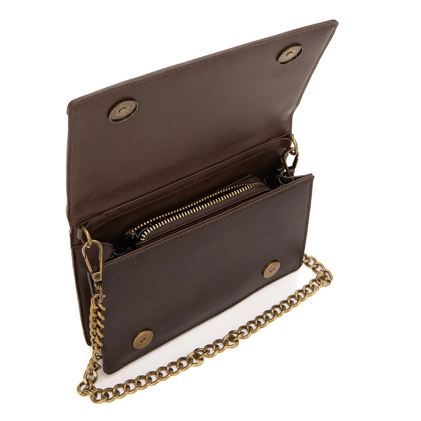 Cartera (Mu) C/Tapa Retro Est. Gacel Car3428 Chocolate S/T 5