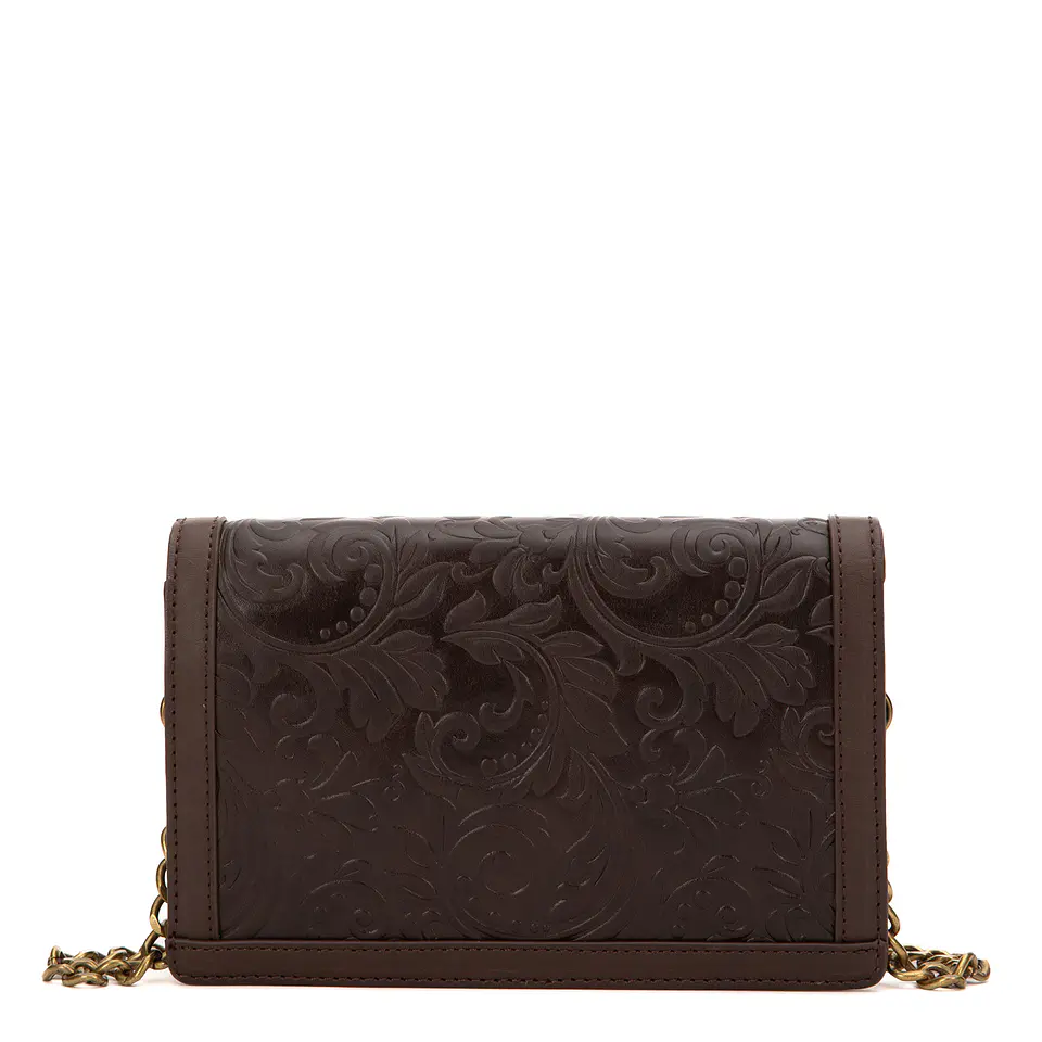 Cartera (Mu) C/Tapa Retro Est. Gacel Car3428 Chocolate S/T 6