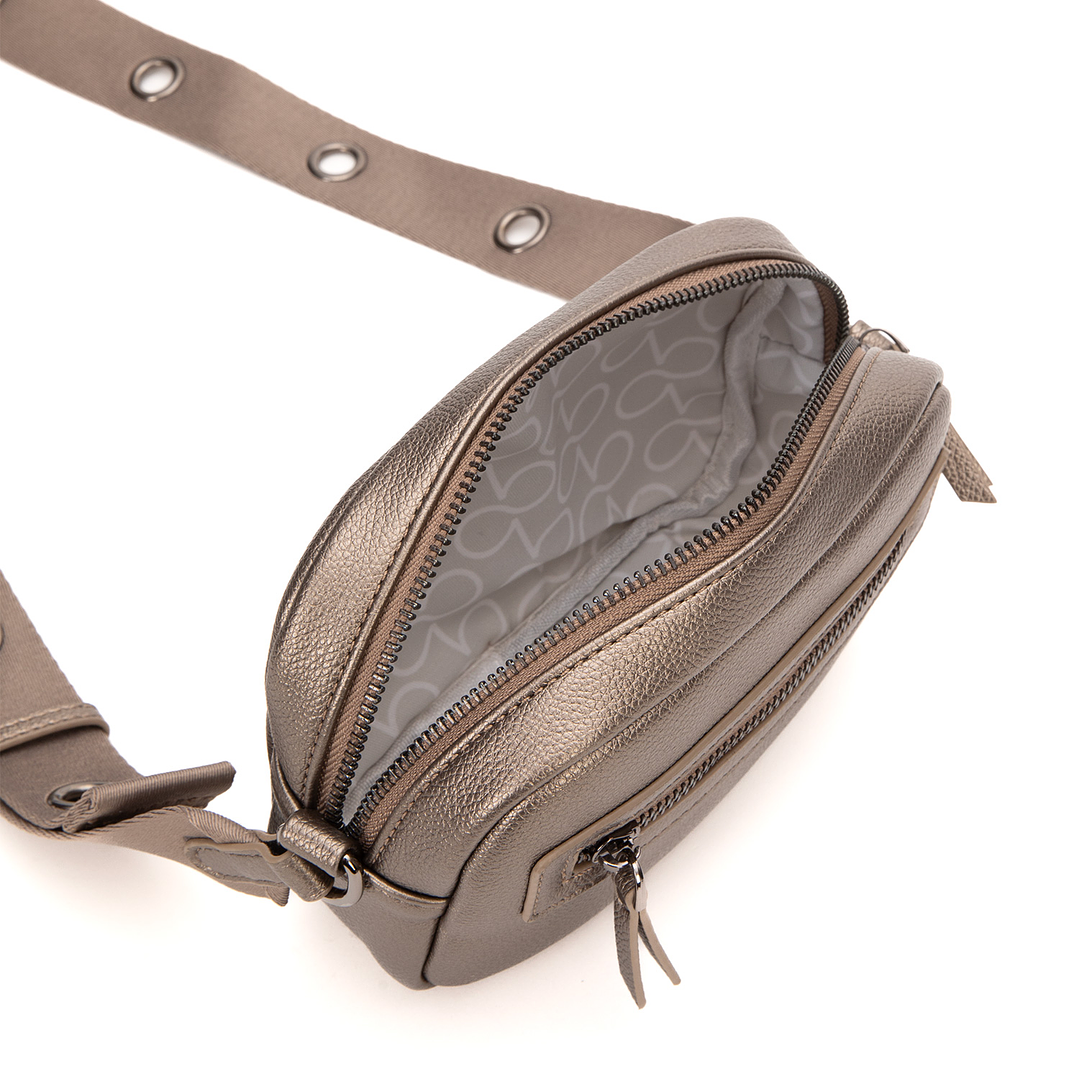 BANDOLERA (MU) GRANEADO PEQUEÑA GACEL CAR3425 GRAFITO S/T 4