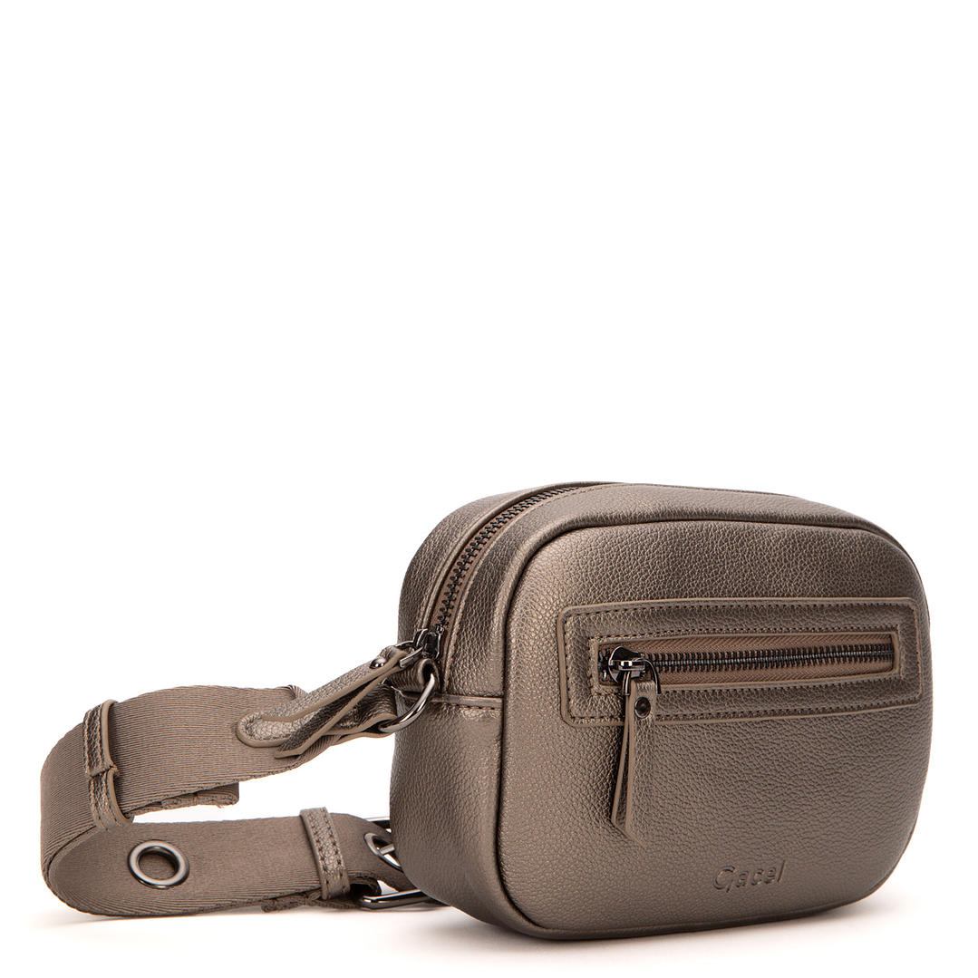 BANDOLERA (MU) GRANEADO PEQUEÑA GACEL CAR3425 GRAFITO S/T 5