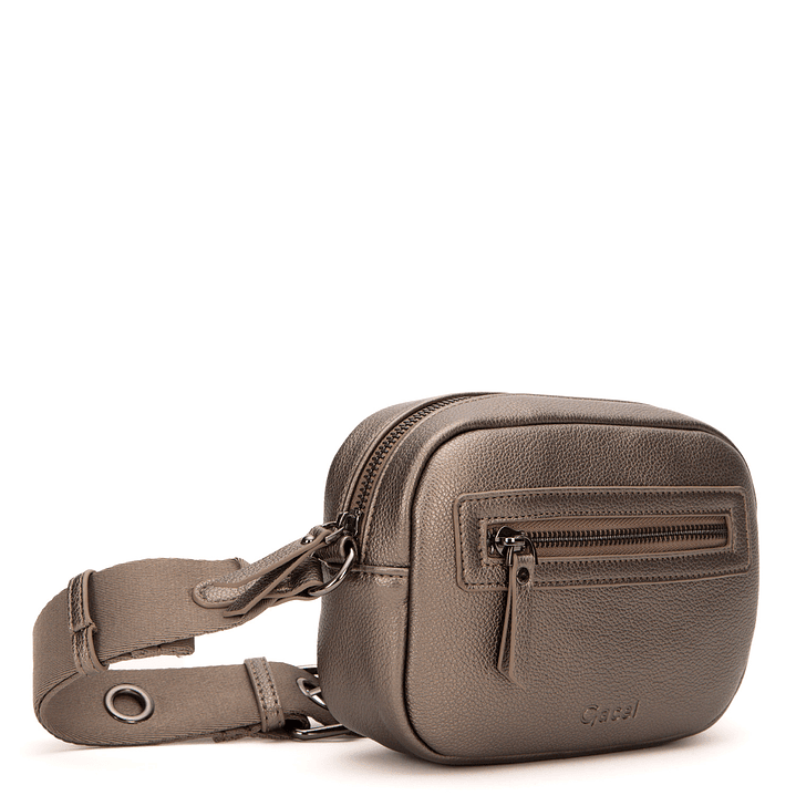 BANDOLERA (MU) GRANEADO PEQUEÑA GACEL CAR3425 GRAFITO S/T 5