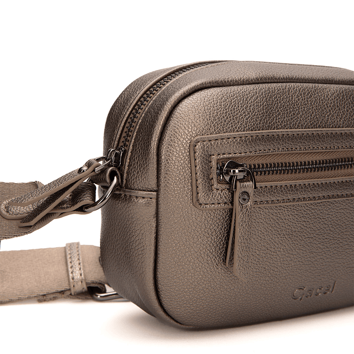 BANDOLERA (MU) GRANEADO PEQUEÑA GACEL CAR3425 GRAFITO S/T 6