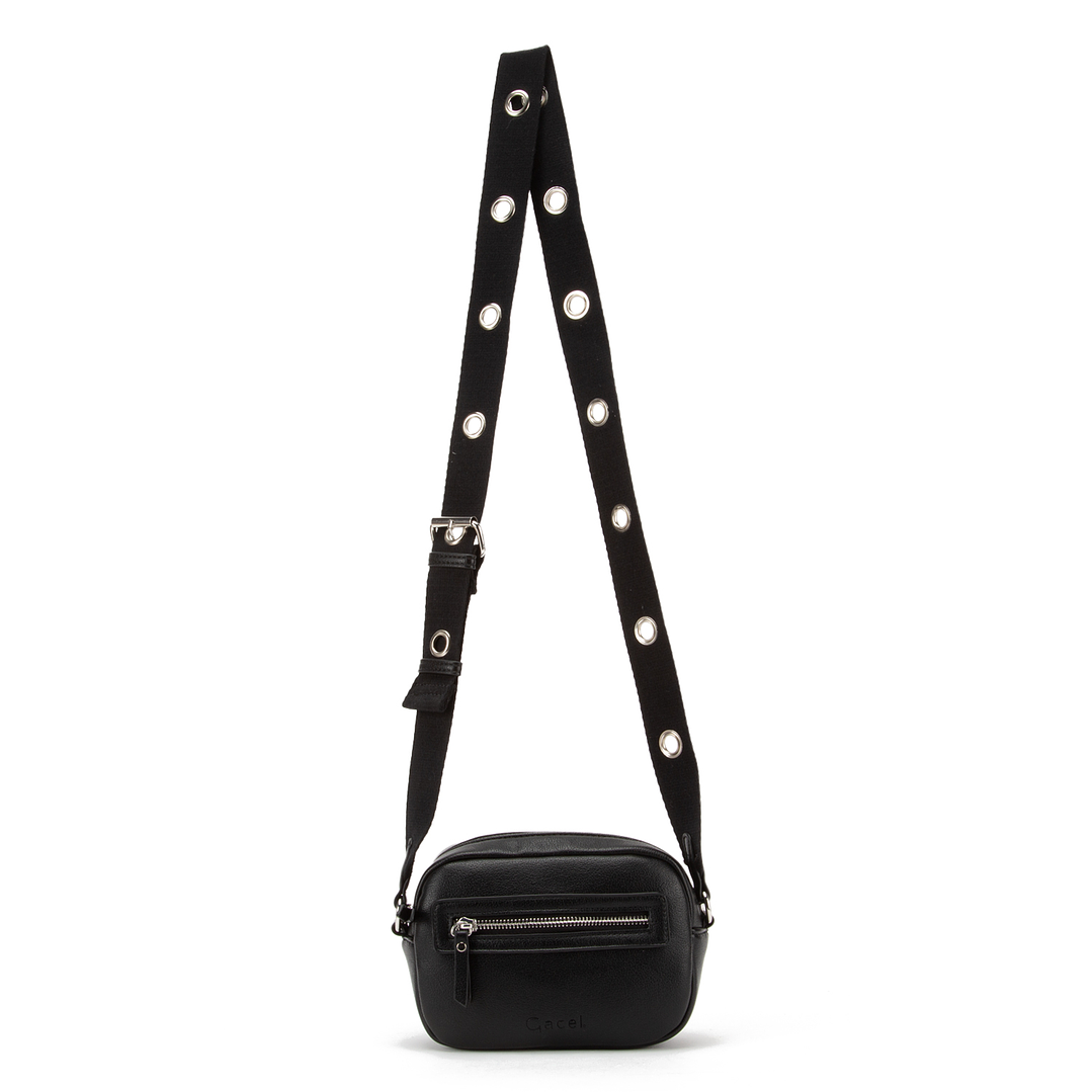 BANDOLERA (MU) GRANEADO PEQUEÑA GACEL CAR3372 NEGRO S/T 2