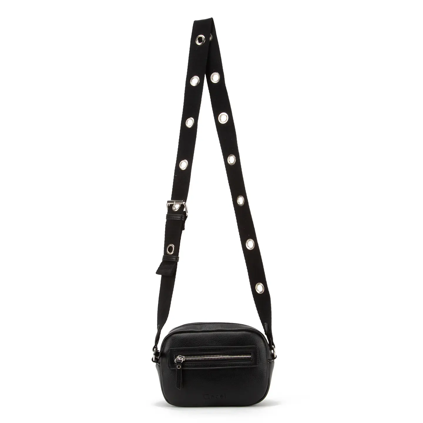 Bandolera (Mu) Graneado Pequeña Gacel Car3372 Negro S/T 3