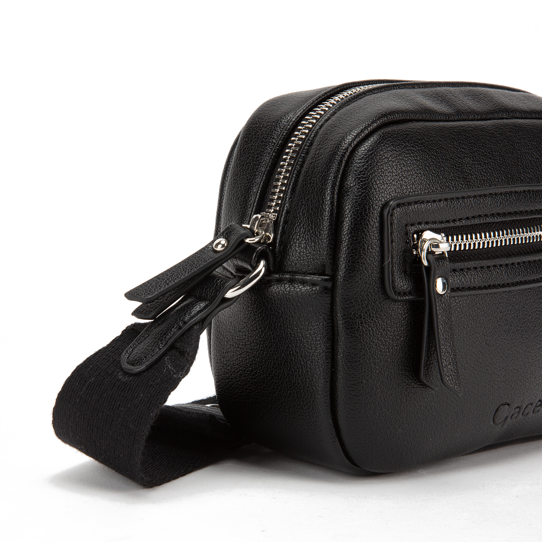 BANDOLERA (MU) GRANEADO PEQUEÑA GACEL CAR3372 NEGRO S/T 5