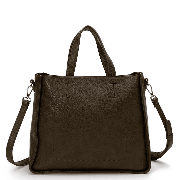 CARTERA (MU) DOS ASAS EST. GRANEADO GRANDE GACEL CAR3423 OLIVA S/T 3