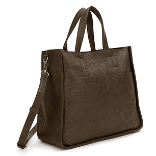 CARTERA (MU) DOS ASAS EST. GRANEADO GRANDE GACEL CAR3423 OLIVA S/T