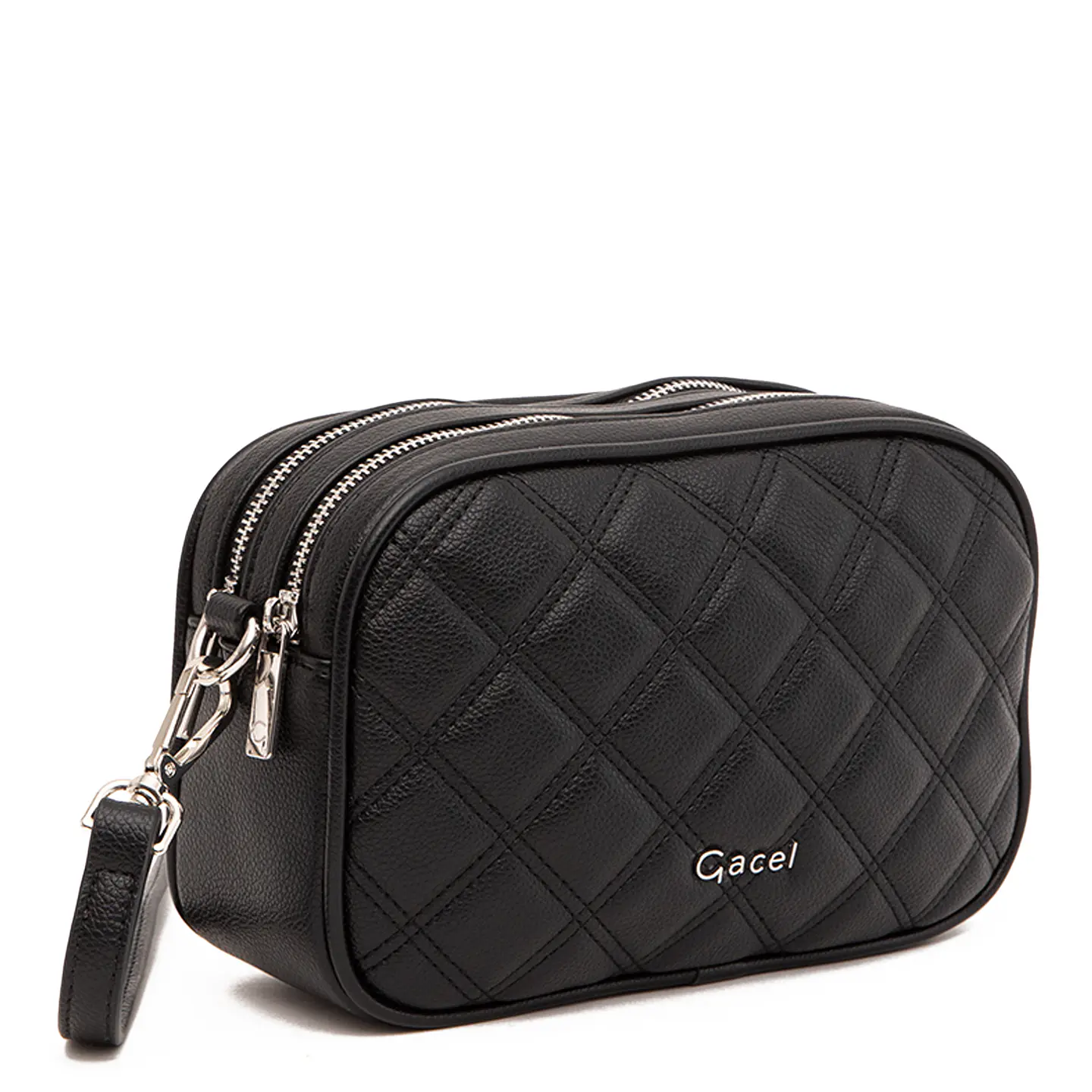 Bandolera (Mu) Graneado Grande Gacel Car3418 Negro S/T 4