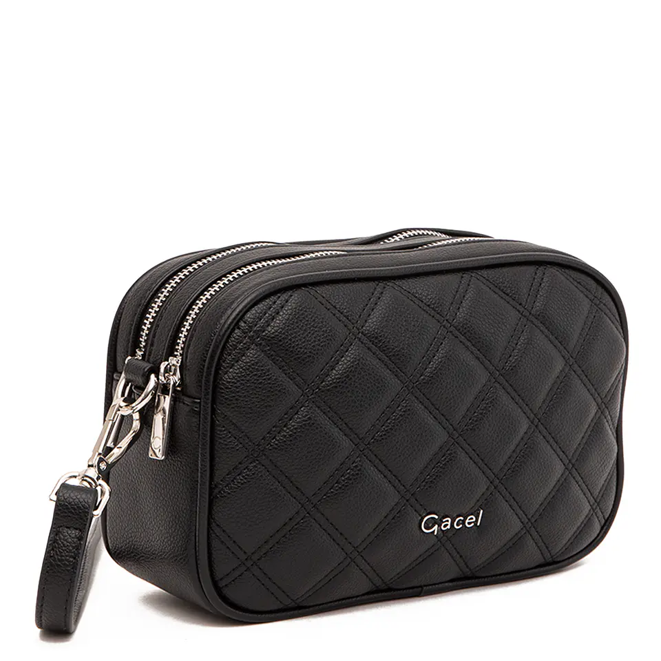 Bandolera (Mu) Graneado Grande Gacel Car3418 Negro S/T 4