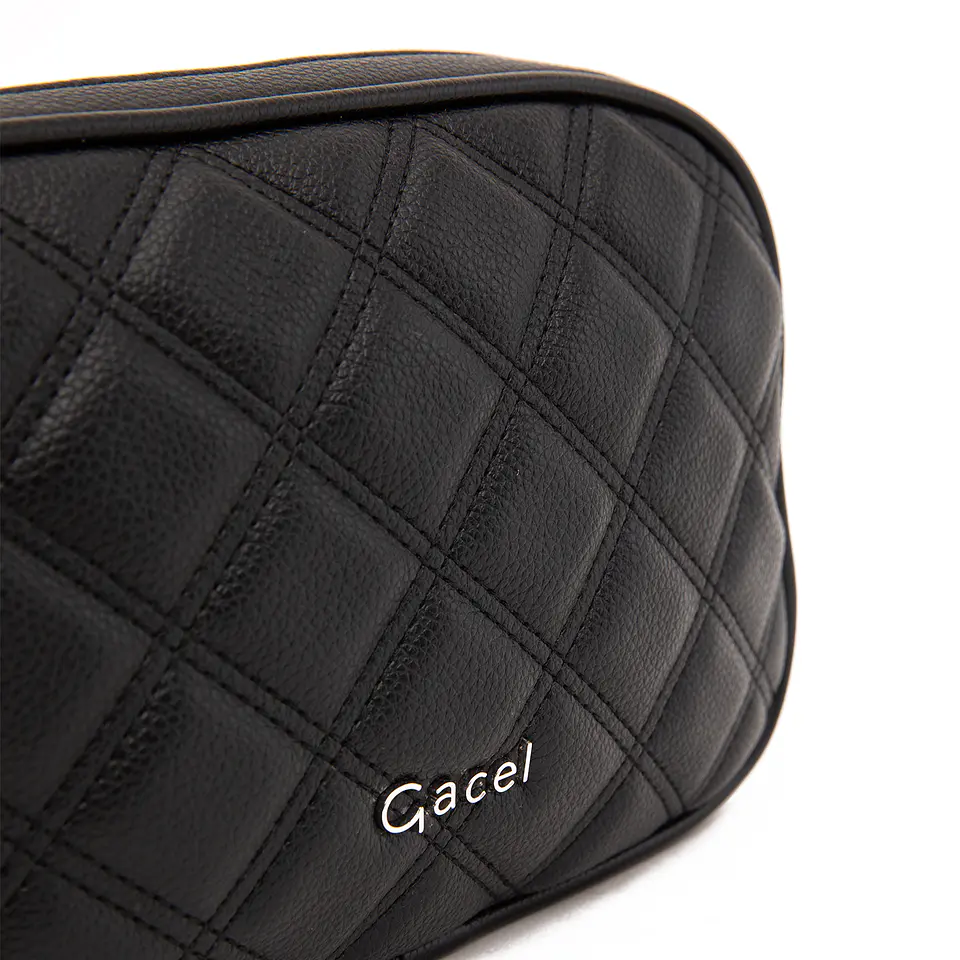Bandolera (Mu) Graneado Grande Gacel Car3418 Negro S/T 6