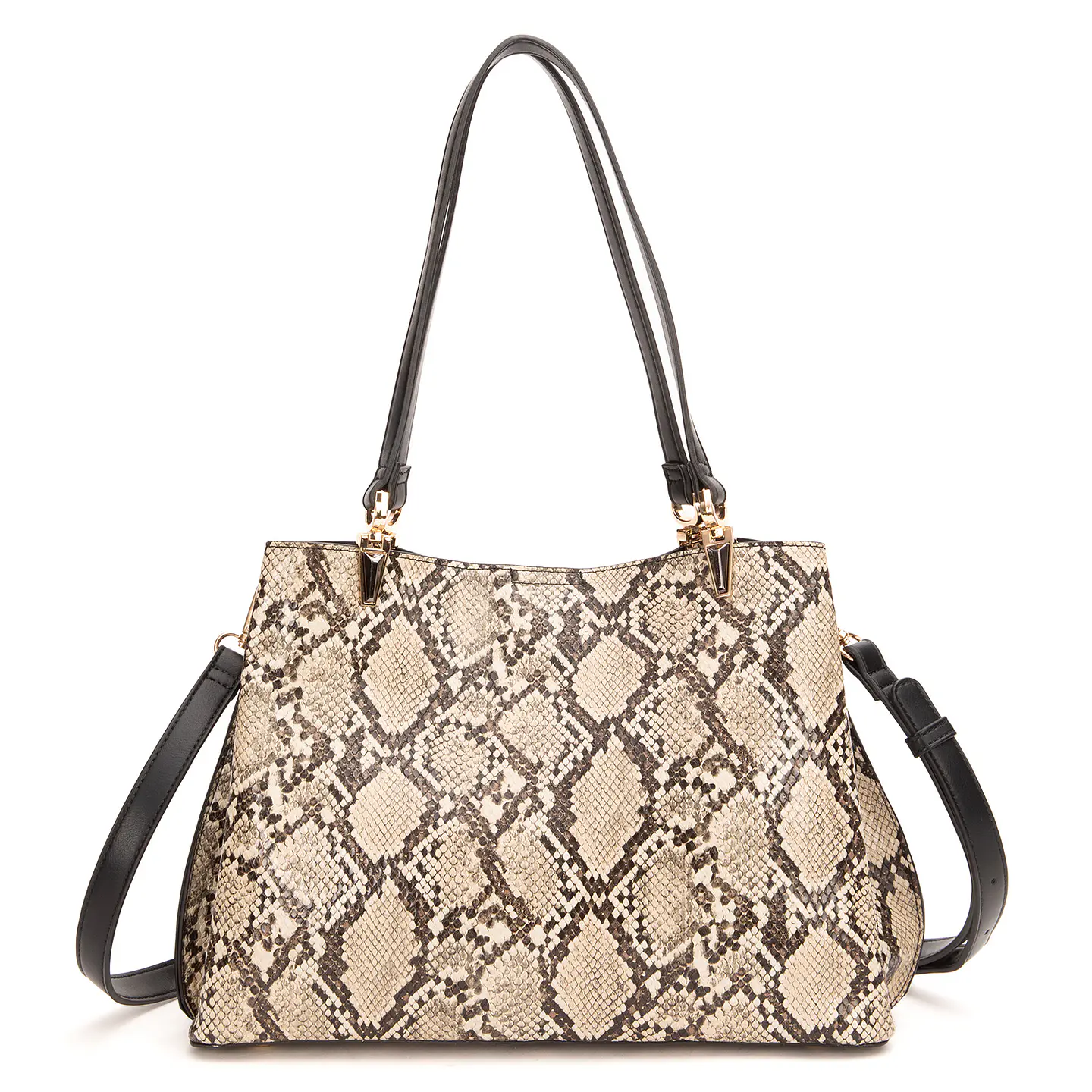 Cartera (Mu) Dos Sas Graneado Grande Gacel Car3413 Off White S/T 3