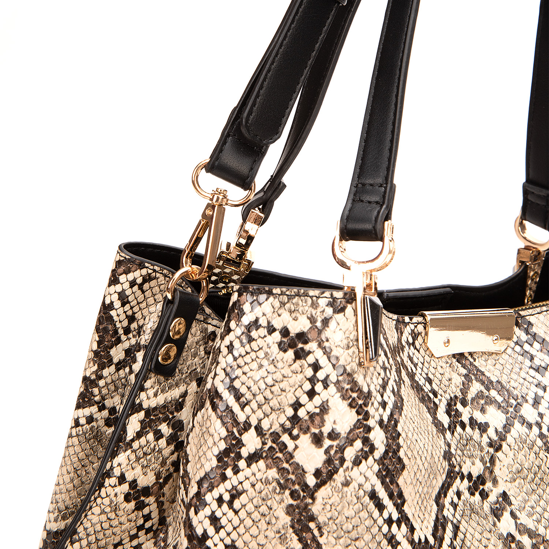 CARTERA (MU) DOS SAS GRANEADO GRANDE GACEL CAR3413 OFF WHITE S/T 6