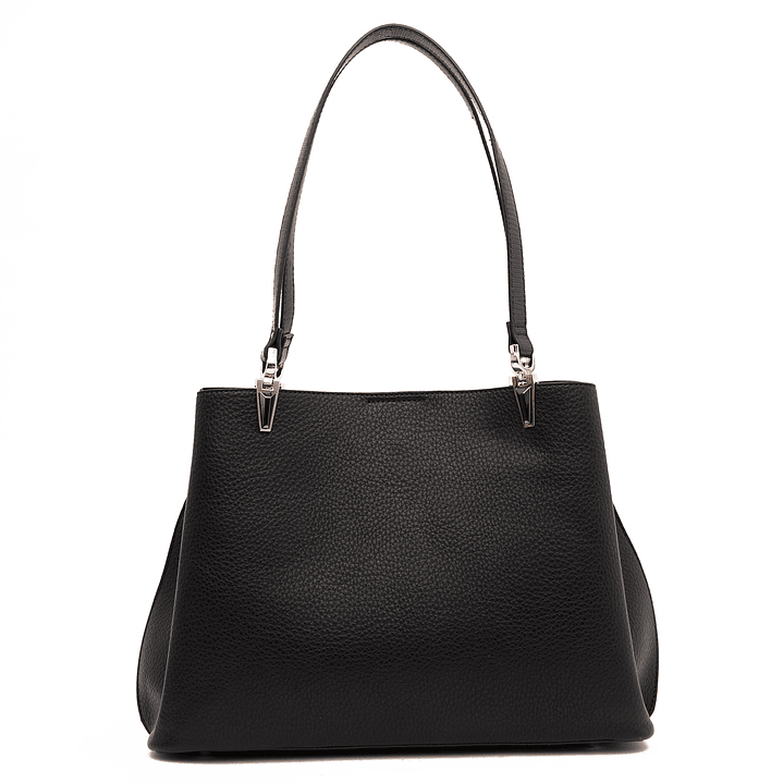 CARTERA (MU) DOS SAS GRANEADO GRANDE GACEL CAR3412 NEGRO S/T 6