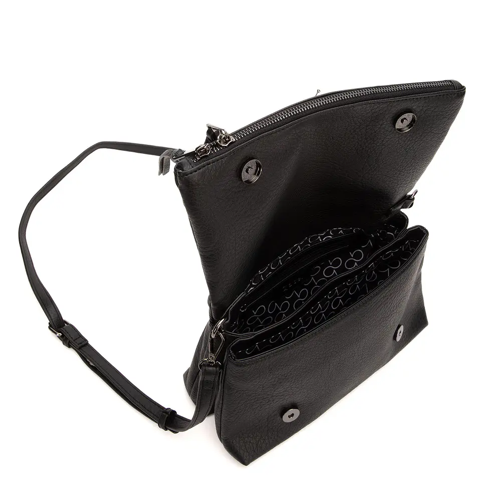 Bandolera (Mu) Graneado Grande Gacel Car3406 Negro S/T 4