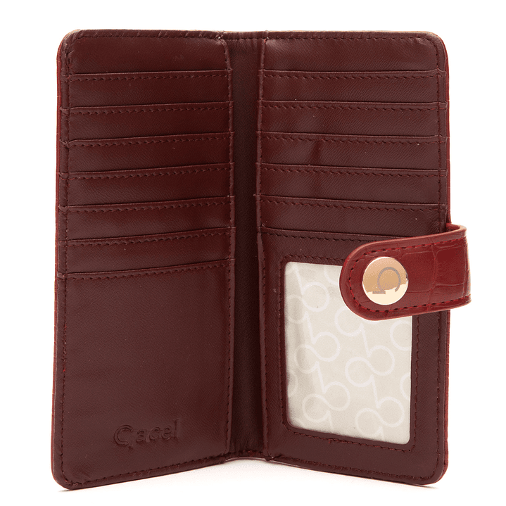 BILLETERA (MU) ALIGATOR GRANDE GACEL BIL0464 ROJO S/T 2