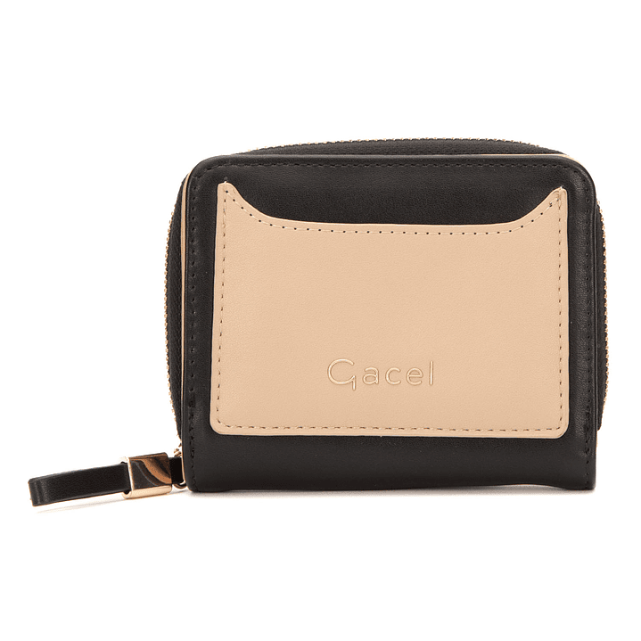 BILLETERA (MU) BICOLOR GACEL BIL0443 NEGRO S/T 1