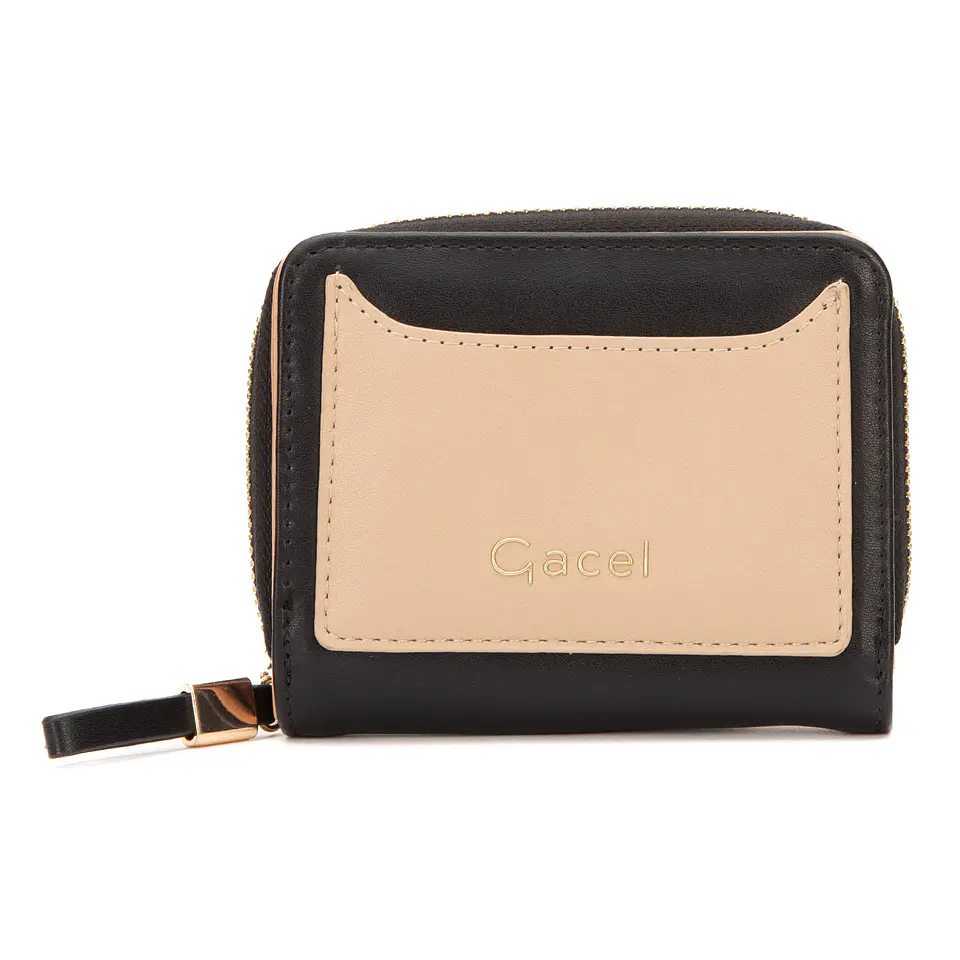 Billetera (Mu) Bicolor Gacel Bil0443 Negro S/T 1