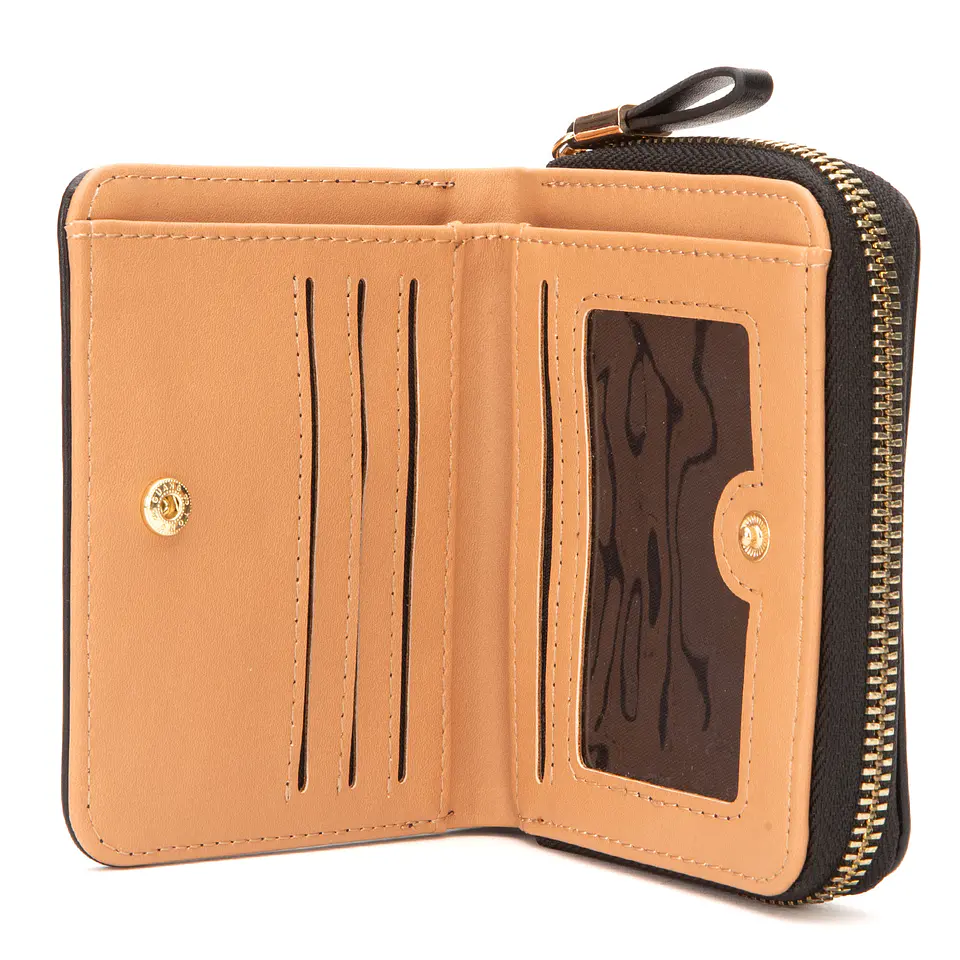 Billetera (Mu) Bicolor Gacel Bil0443 Negro S/T 2