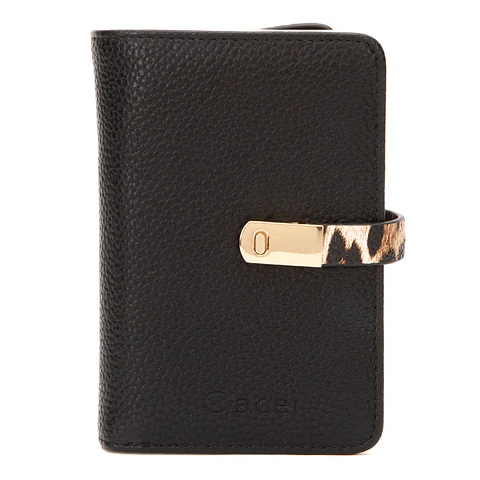 Billetera (Mu) Graneado Mediana Gacel Bil0444 Negro S/T