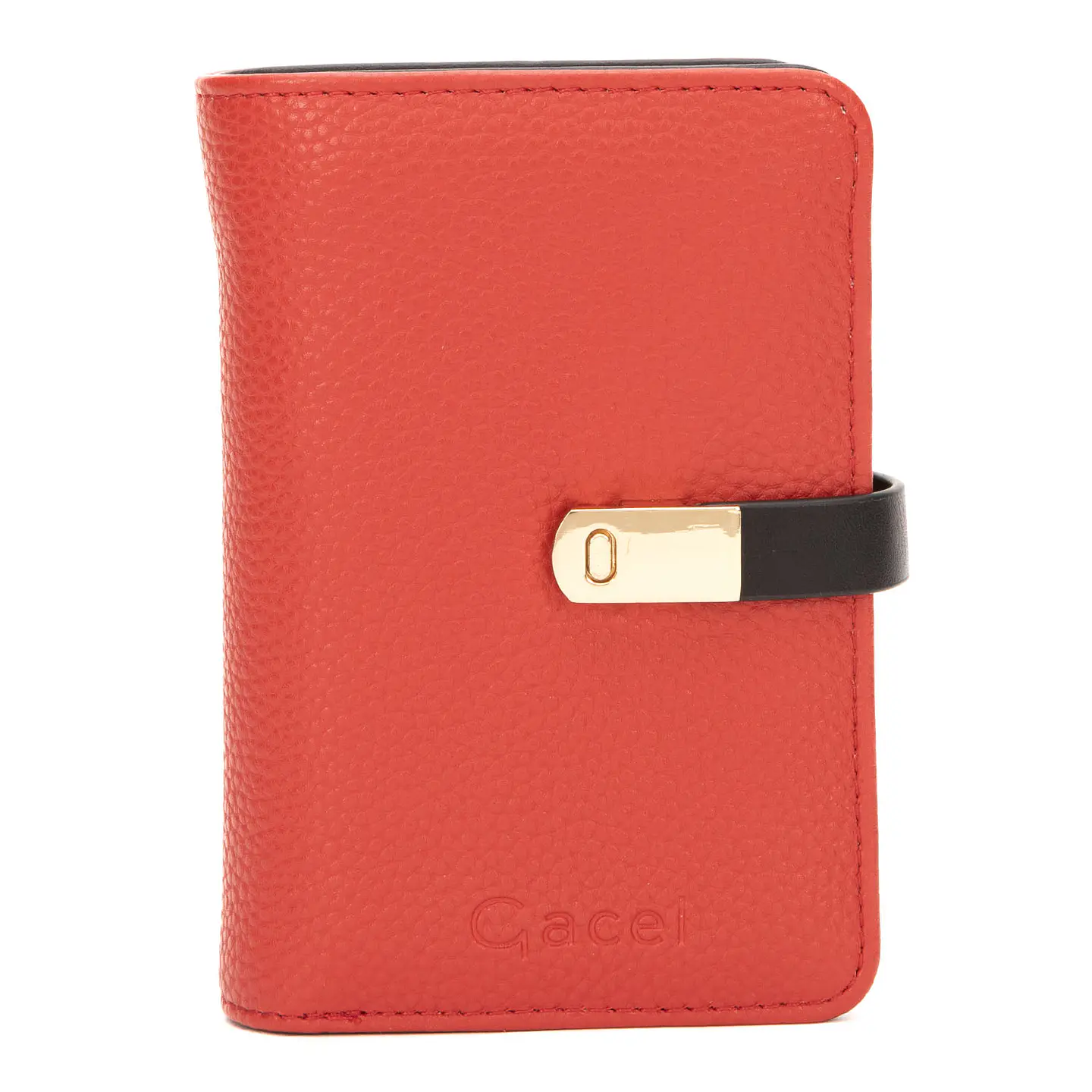 Billetera (Mu) Graneado Mediana Gacel Bil0445 Rojo S/T 1