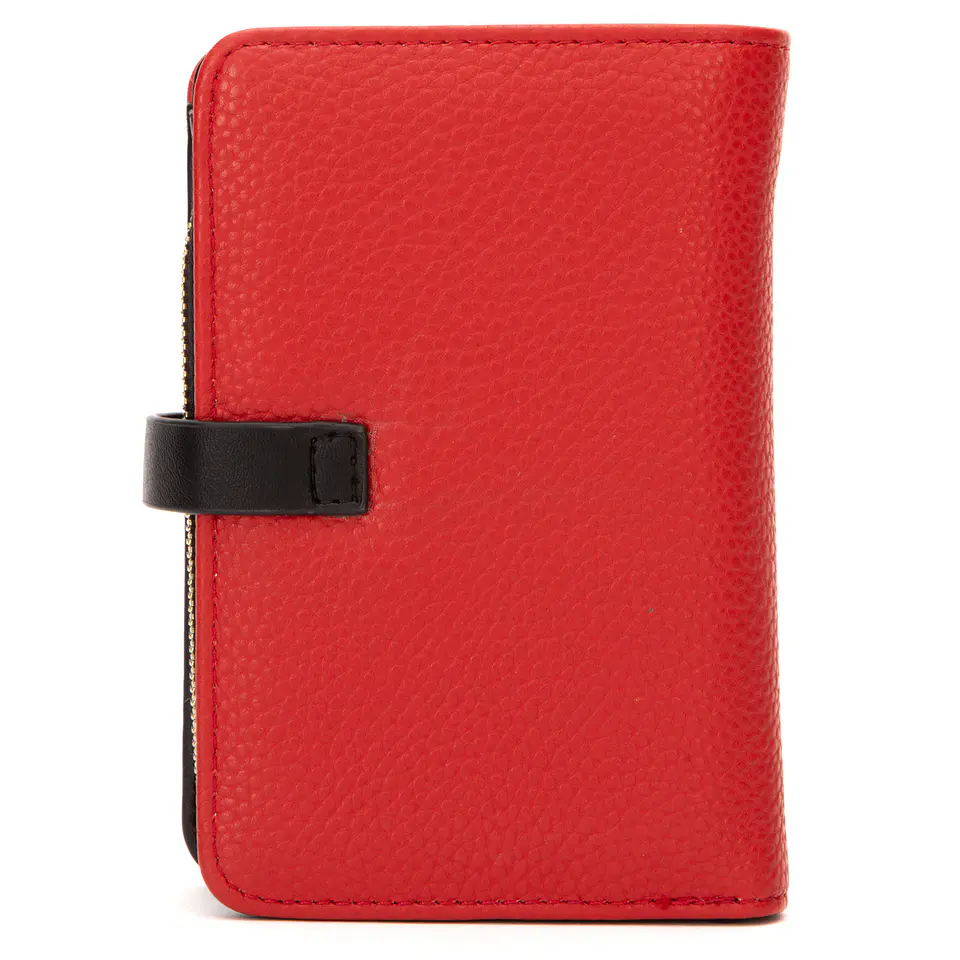 Billetera (Mu) Graneado Mediana Gacel Bil0445 Rojo S/T 3