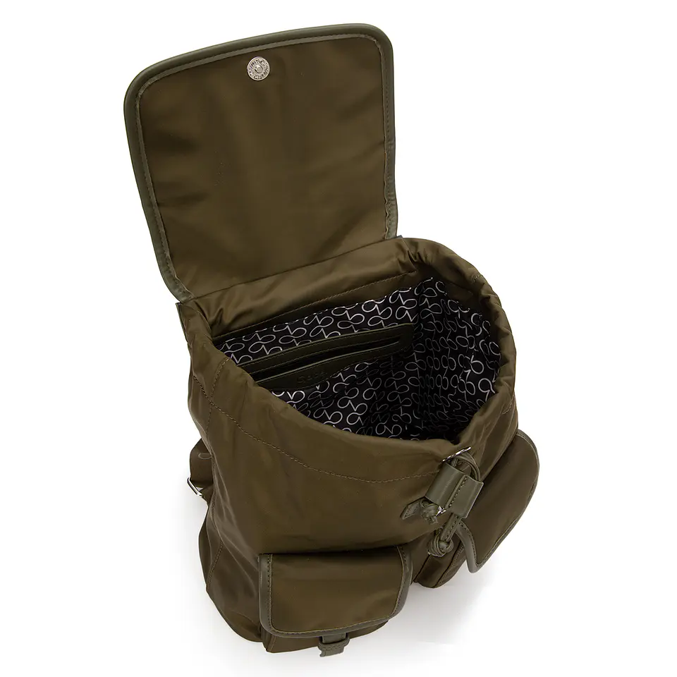 Mochila (Mu) Textil Pequeña Gacel Car3525 Oliva S/T 6