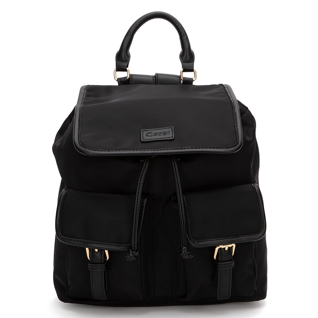 MOCHILA (MU) TEXTIL PEQUEÑA GACEL CAR3524 NEGRO S/T 1