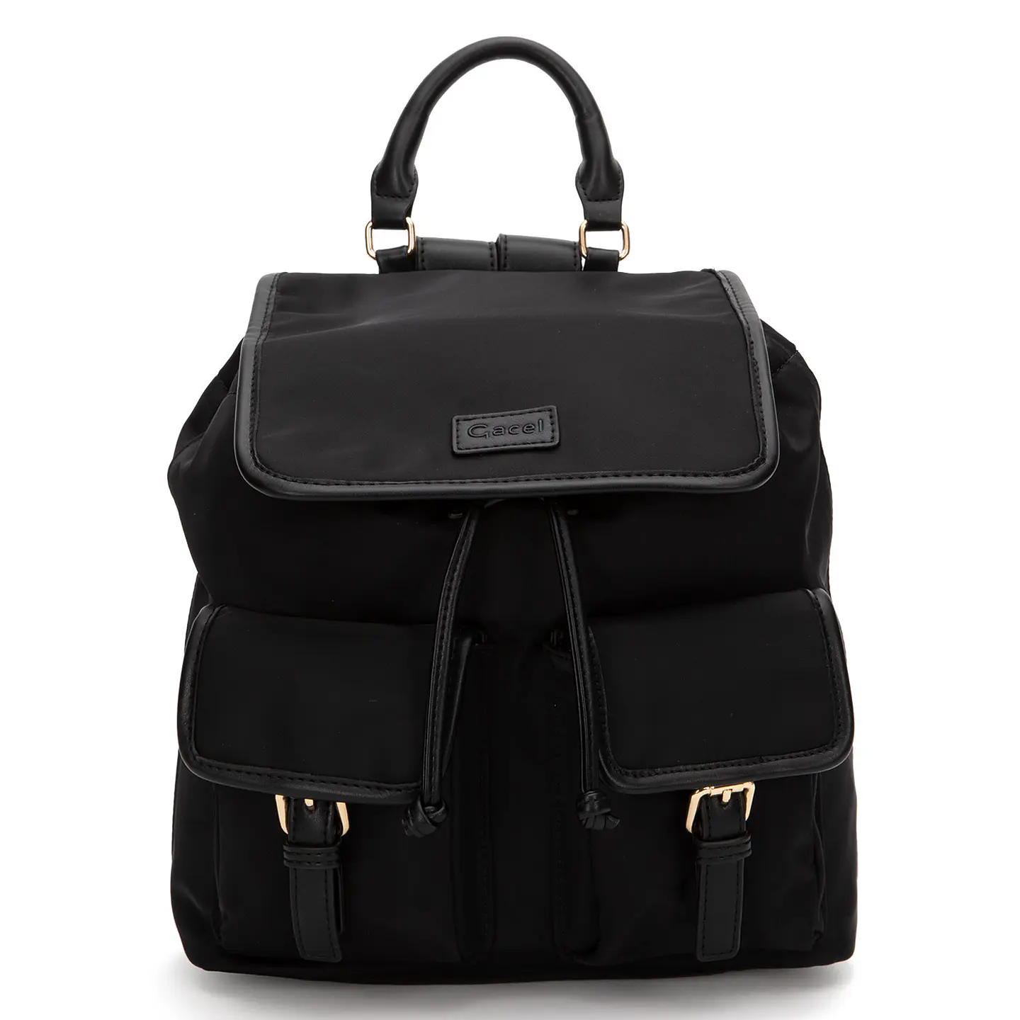 Mochila (Mu) Textil Pequeña Gacel Car3524 Negro S/T 1