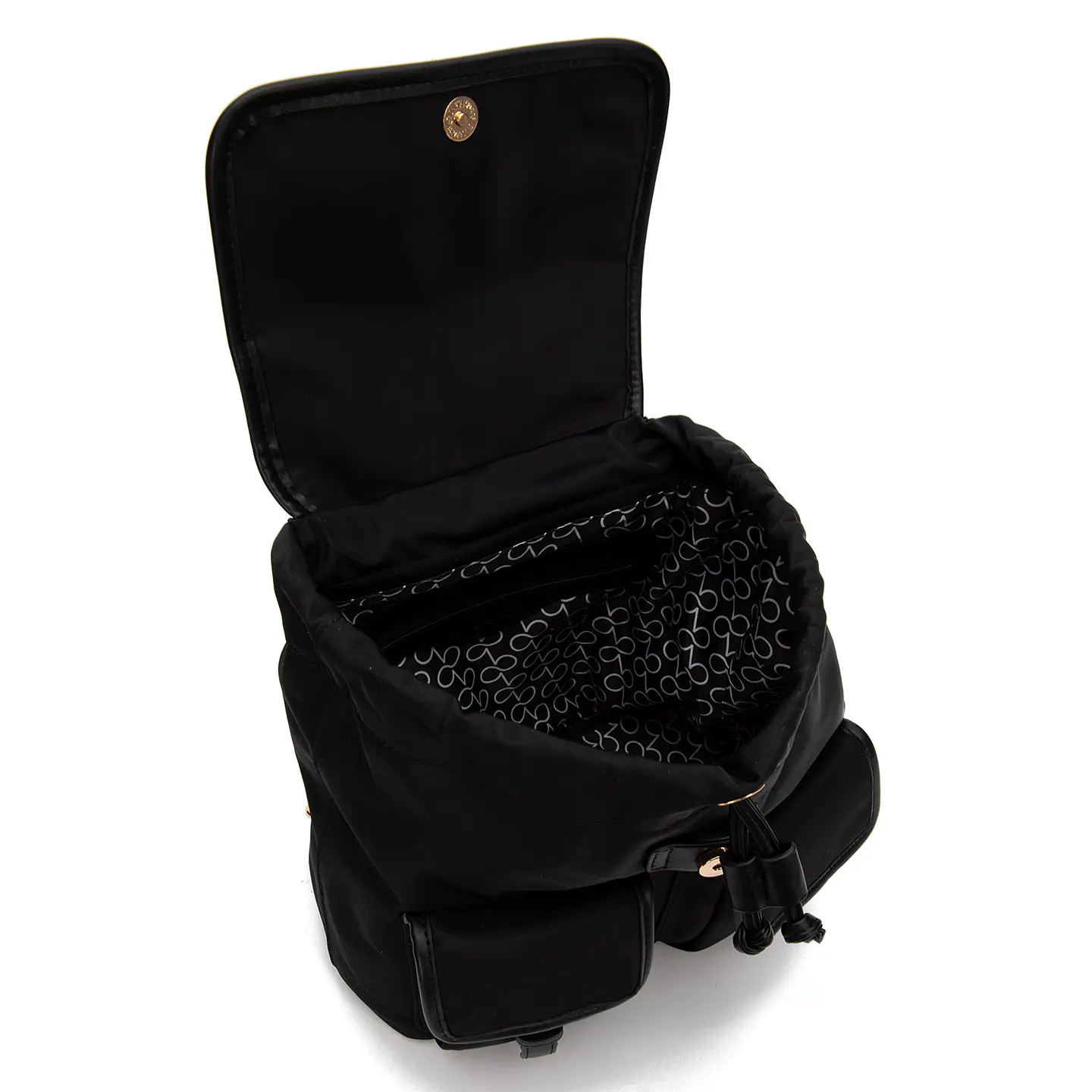 Mochila (Mu) Textil Pequeña Gacel Car3524 Negro S/T 4
