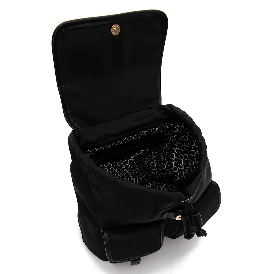 Mochila (Mu) Textil Pequeña Gacel Car3524 Negro S/T 4