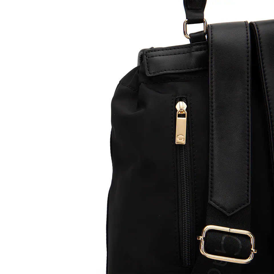 Mochila (Mu) Textil Pequeña Gacel Car3524 Negro S/T 5
