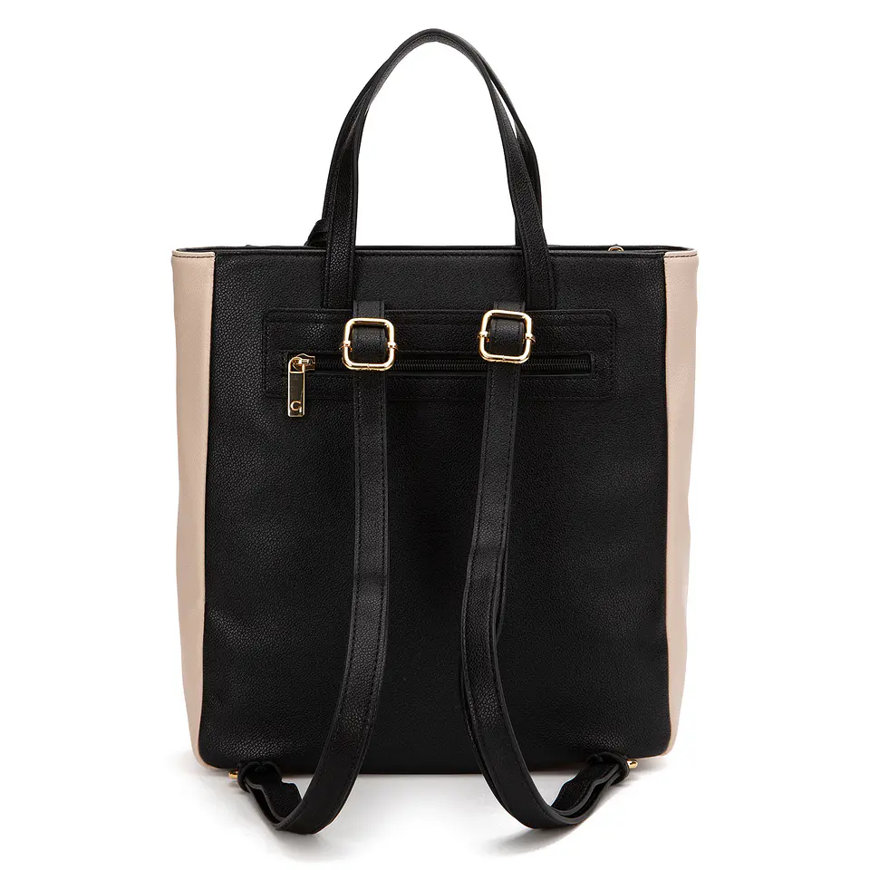 Mochila (Mu) Graneado Grande Gacel Car3523 Taupe S/T 4