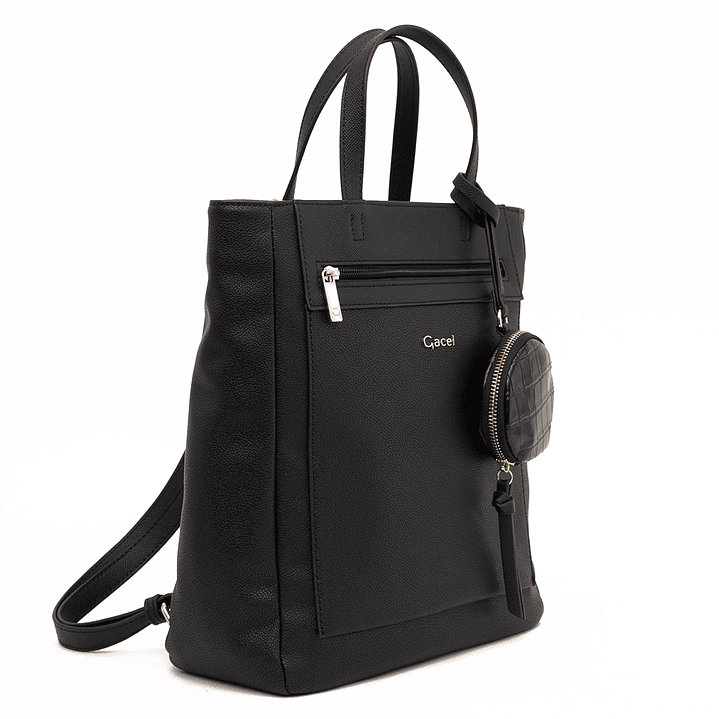 MOCHILA (MU) GRANEADO GRANDE GACEL CAR3522 NEGRO S/T 2