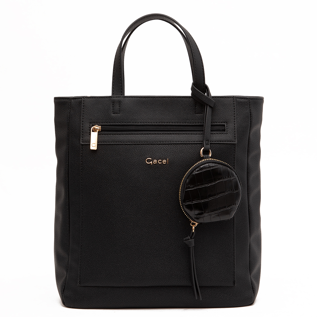 MOCHILA (MU) GRANEADO GRANDE GACEL CAR3522 NEGRO S/T 1