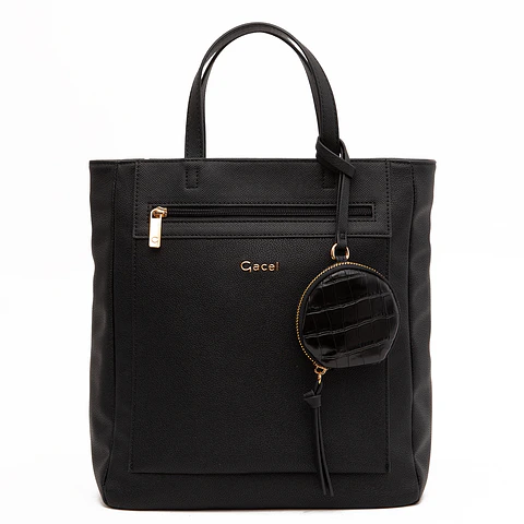 Mochila (Mu) Graneado Grande Gacel Car3522 Negro S/T