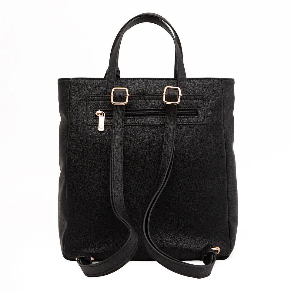Mochila (Mu) Graneado Grande Gacel Car3522 Negro S/T 3