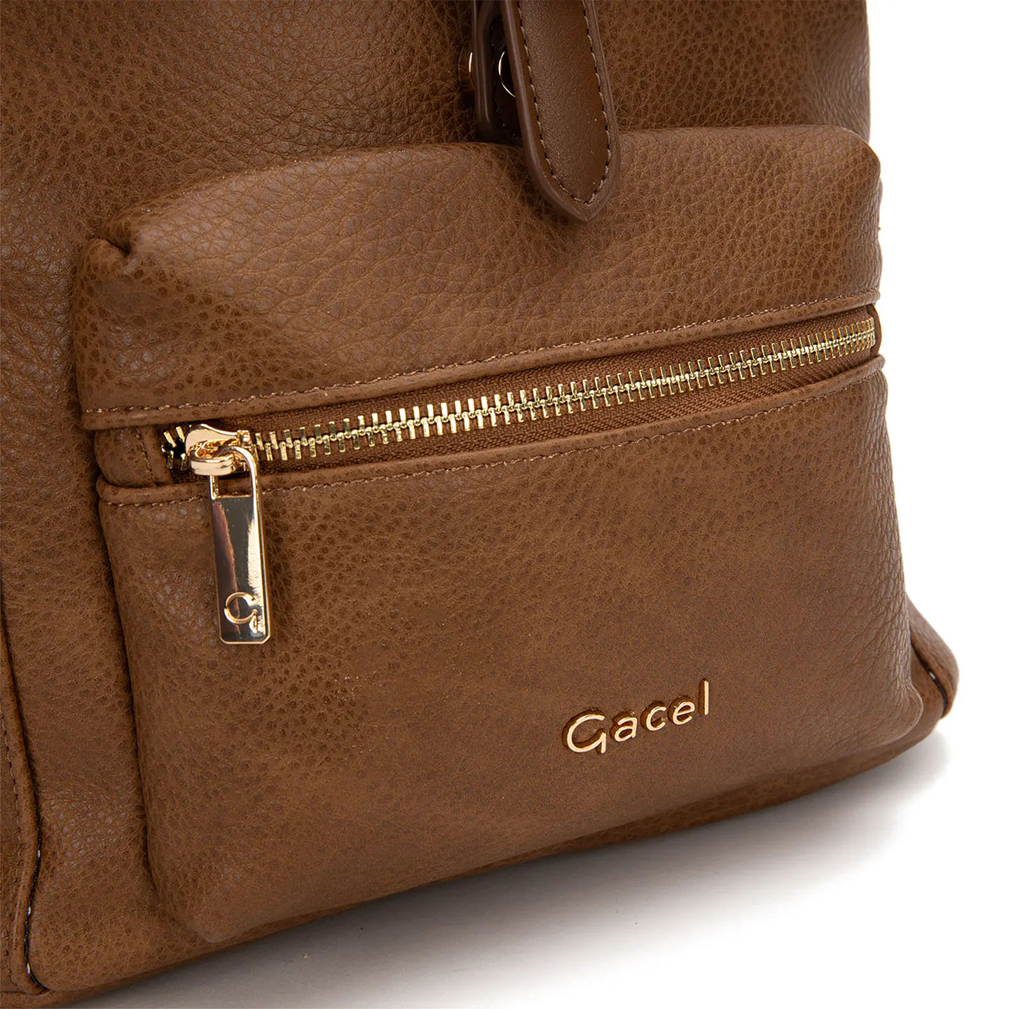 Mochila (Mu) Graneado Grande Gacel Car3521 Tostado S/T 5